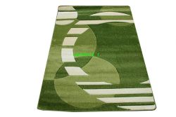 MIĘKKI WYCINANY DYWAN MIMOSA - ZIELONY - PROMOCJA