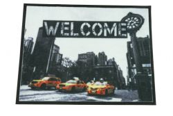 DEKORACYJNA WYCIERACZKA - WELCOME - TAXI