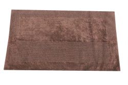 EKSKLUZYWNY DYWANIK ŁAZIENKOWY BRĄZOWY – 100% BAWEŁNA, DWUSTRONNY, 18mm