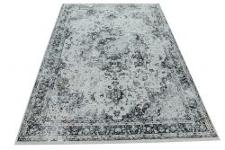 MODNY DYWAN PRZECIERANY BOHO JAKOŚĆ SOFT GREY