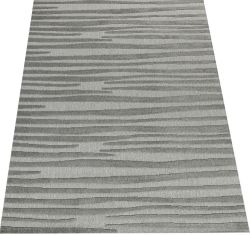 NOWOCZESNY DWUPOZIOMOWY SZARY DYWAN POŁĄCZENIE ELEGANCJI I WYGODY