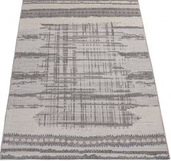 SKANDYNAWSKI DYWAN COTTON KREMOWY - BOHO - PRZECIERANY