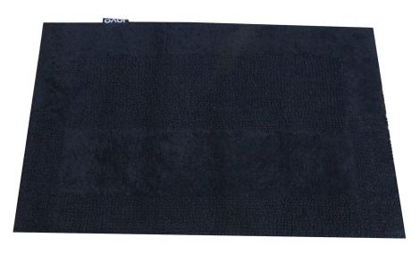 EKSKLUZYWNY DYWANIK ŁAZIENKOWY CZARNY – 100% BAWEŁNA, DWUSTRONNY, 18mm