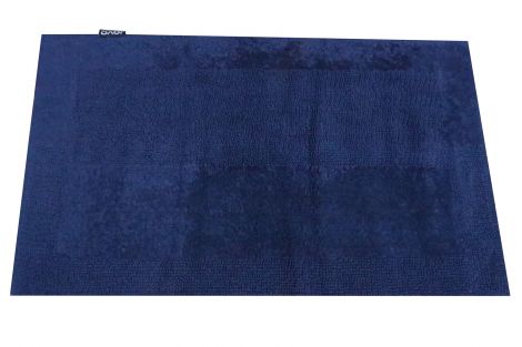 EKSKLUZYWNY DYWANIK ŁAZIENKOWY GRANATOWY – 100% BAWEŁNA, DWUSTRONNY, 18mm