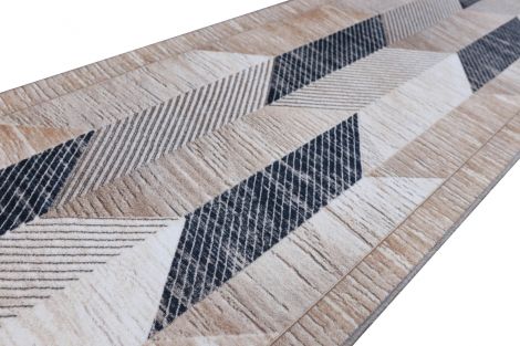 DYWAN ANTYPOŚLIZGOWY - DASZKI - GEOMETRYCZNY - STYLOWY I BEZPIECZNY