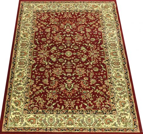 BORDOWY KLASYCZNY DYWAN VINTAGE - ORIENTALNY
