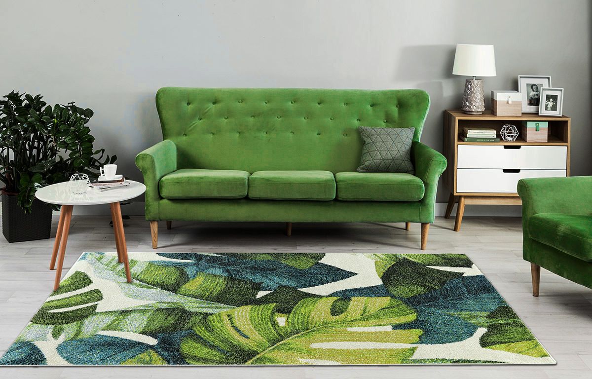 DYWAN LICIE MONSTERA PALMY MICIUTKI - Dywany za grosze!
