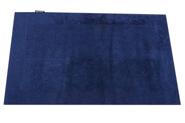 EKSKLUZYWNY DYWANIK ŁAZIENKOWY GRANATOWY – 100% BAWEŁNA, DWUSTRONNY, 18mm