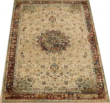 WEŁNIANY DYWAN POLONIA KORDOBA JASNY RUBIN