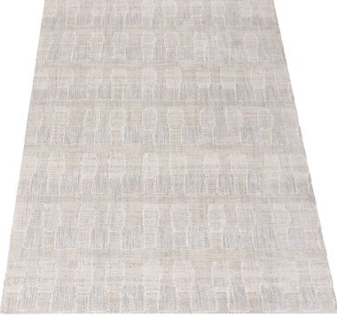 NOWOCZESNY DWUPOZIOMOWY DYWAN SZARY NOWOŚĆ