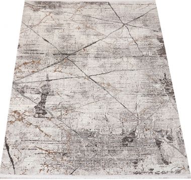 BEŻOWY UNIKALNY DYWAN EXCLUSIVE  - BOHO - MARMUR