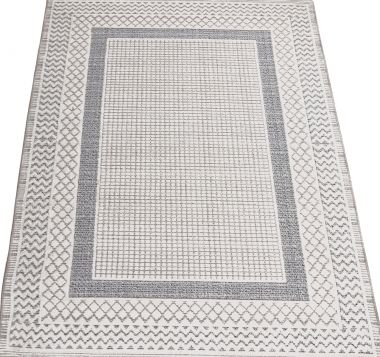 SKANDYNAWSKI DYWAN COTTON KREMOWY - BOHO