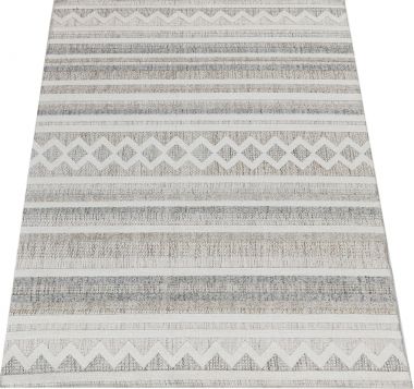 SKANDYNAWSKI DYWAN COTTON KREMOWY - BOHO