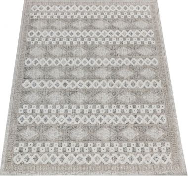SKANDYNAWSKI DYWAN COTTON ROMBY - BOHO